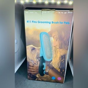 411 Pins Pet Brush for Dogs Cats Grooming Brushes Tool brand new never used